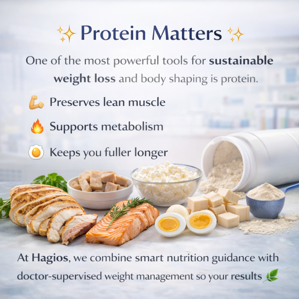 Nutrition and protein strategy for weight loss support